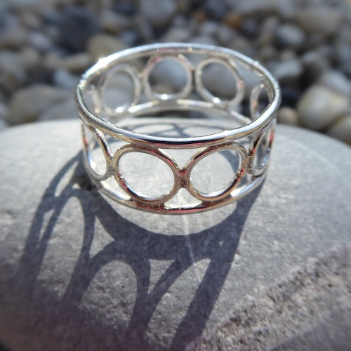 Sterling Silver Circles Ring