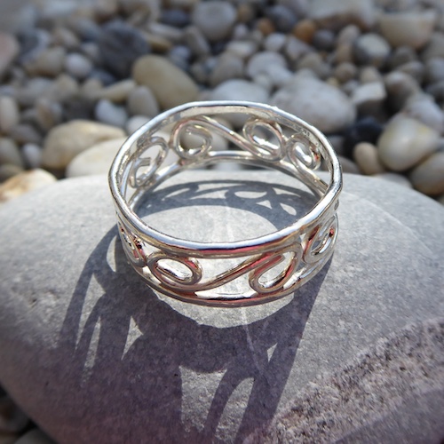 Silver Waves Ring