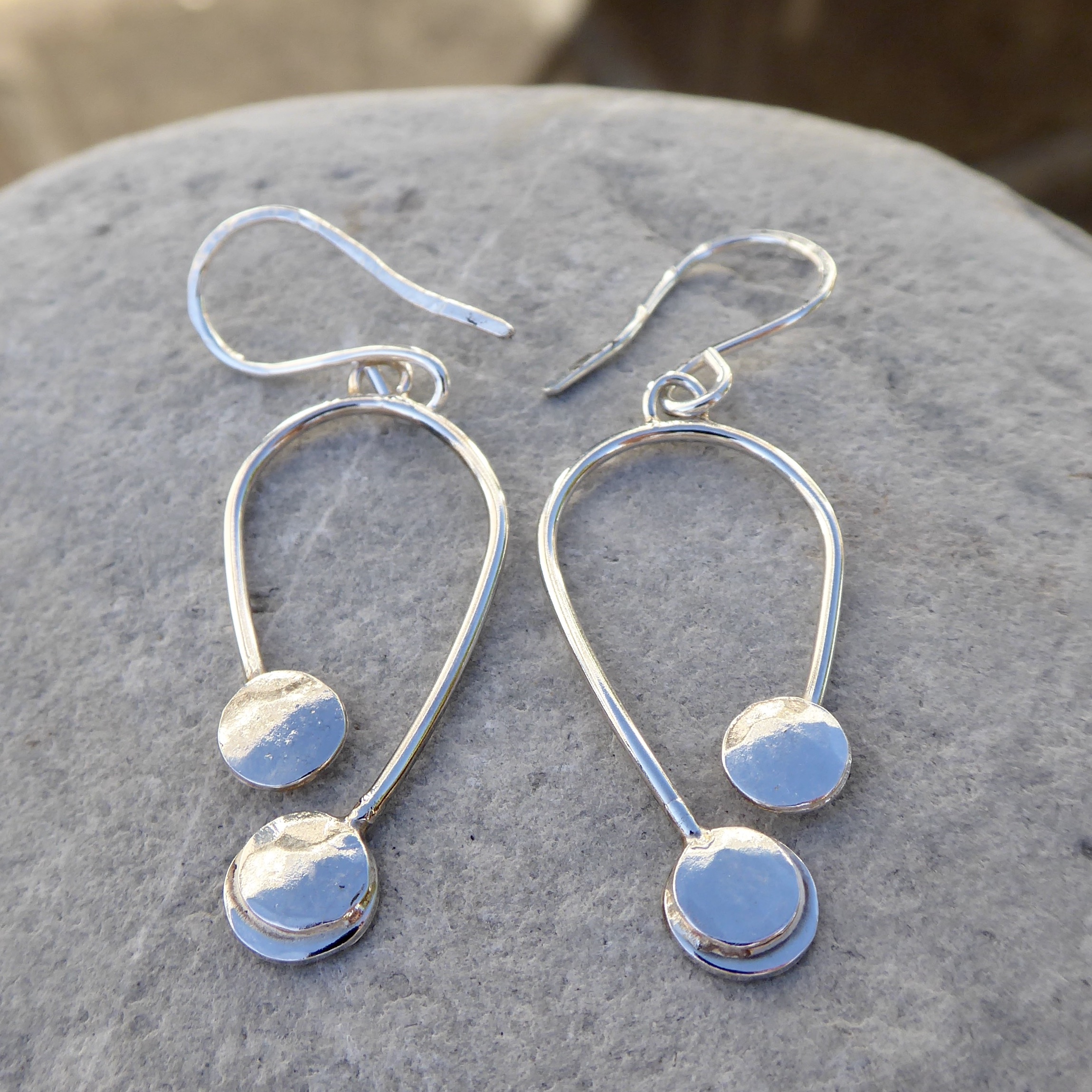 Silver Dangle Earrings by Reclaimed in Silver - September 2026